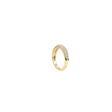 Half Pavé Ring Gold