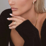 Half Pavé Ring Gold