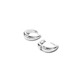 Ellipse Earrings Silver