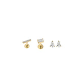 Labret and Stud Kit - Gold
