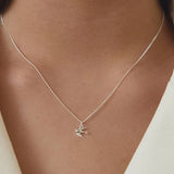 Swallow Necklace Silver