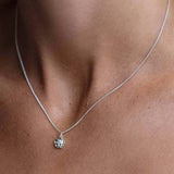 Rose Necklace Silver