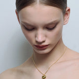 Heart Pendant Necklace - Gold