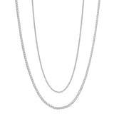 Heart Pendant Necklace - Silver