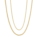 Black Heart Necklace - Gold