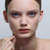 Pear Necklace Gold