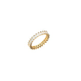 Eternity Baguette Ring Gold