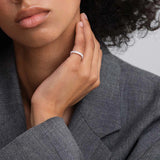 Eternity Baguette Ring Silver