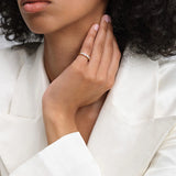 Half Baguette Ring Gold