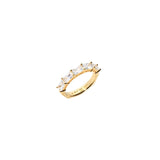 Half Baguette Ring Gold