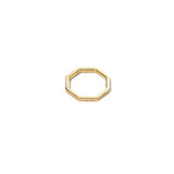 Pavé Octagon Ring Gold