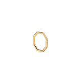 Pavé Octagon Ring Gold