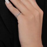 Triangle Octagon Ring Silver