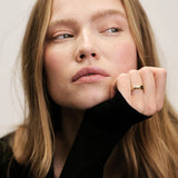 Plain Dualité Ring Gold