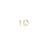 Plain Huggie Hoops Gold