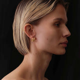 Sole Huggie Hoops Gold