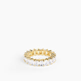 Eternity Emerald Ring Gold