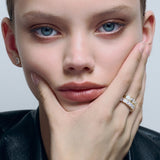 Half Emerald Ring Gold