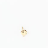 Clover Pavé Charm Gold