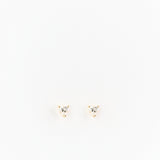 Heart Studs Gold