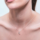 Moon Necklace Silver