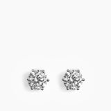 Stud Earrings Silver - 7 mm