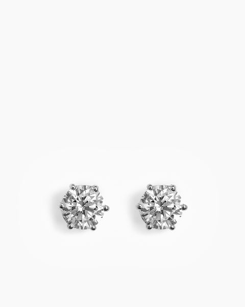 Stud Earrings Silver - 7 mm – ANI Jewels
