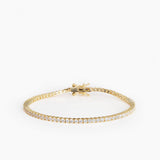 Tennis Bracelet Gold 2 mm