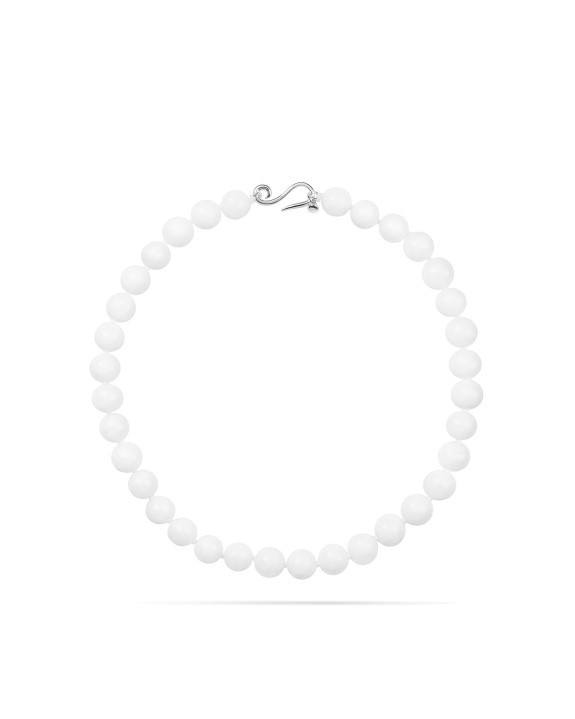 White Bead Necklace in the group Shop / Necklaces at ANI (ANI-0125-13)