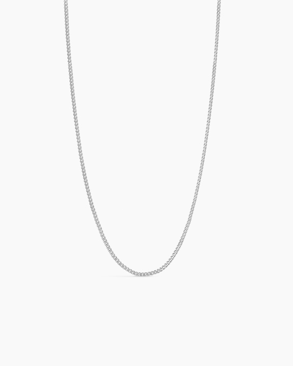 Flat Chain Silver - 47 cm in the group Shop / Necklaces at ANI (ANI-0125-30)