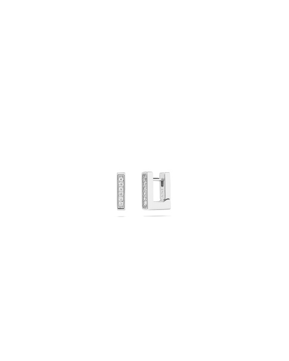 Pavé Pen Huggies Silver in the group Shop / Earrings at ANI (ANI-0125-34)