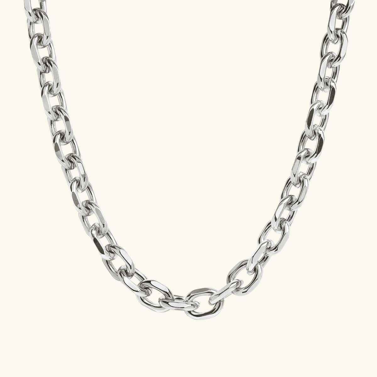 Chain Necklace Large Silver