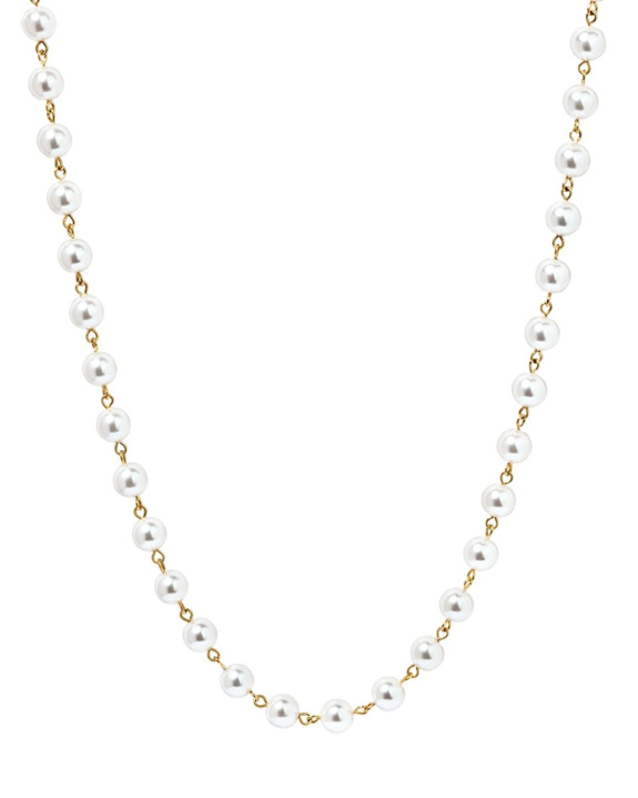 Long Pearl Necklace Gold in the group Shop / Necklaces at ANI (ANI-0624-002)