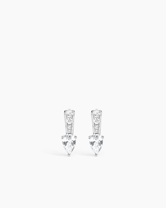 Drop Pear Huggies Silver in the group Shop / Earrings at ANI (ANI-0825-020)