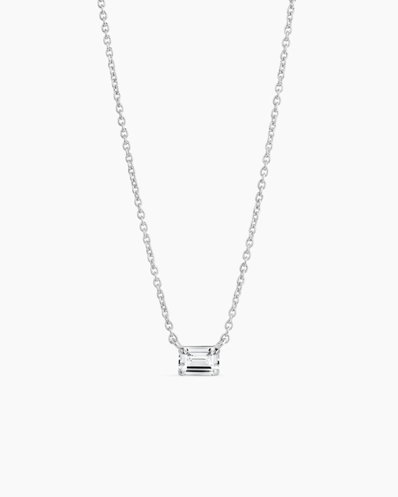 Emerald Necklace Silver in the group Shop / Necklaces at ANI (ANI-0825-022)