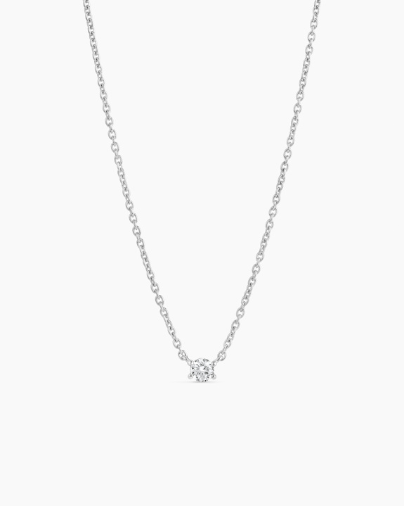 Solitaire Necklace Silver in the group Shop / Necklaces at ANI (ANI-0825-030)