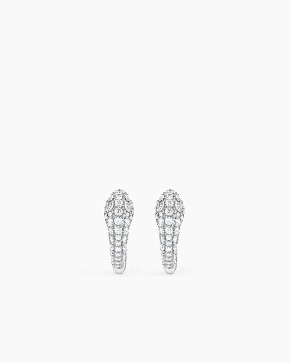 Serpente Huggies Silver in the group Shop / Earrings at ANI (ANI-0825-032)