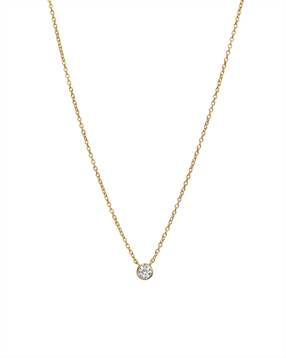 Bezel Chain Necklace Gold in the group Shop / Necklaces at ANI (ANI-1024-001)