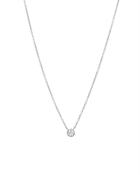 Bezel Chain Necklace Silver in the group Shop / Necklaces at ANI (ANI-1024-002)