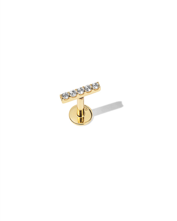 Long Stone Labret Gold in the group Shop / Earrings at ANI (ANI-1024-011)