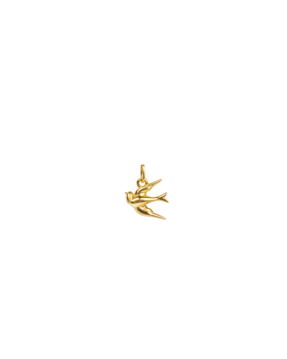 Swallow Charm Gold in the group Shop / Necklaces at ANI (ANI-1124-09)