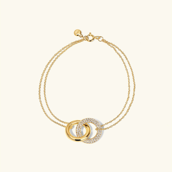 Dualité Bracelet Gold - 16 cm in the group Shop / Leaving soon at ANI (ANI-1223-021)