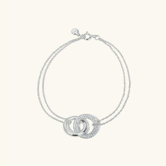 Dualité Bracelet Silver - 16 cm in the group Shop / Leaving soon at ANI (ANI-1223-025)