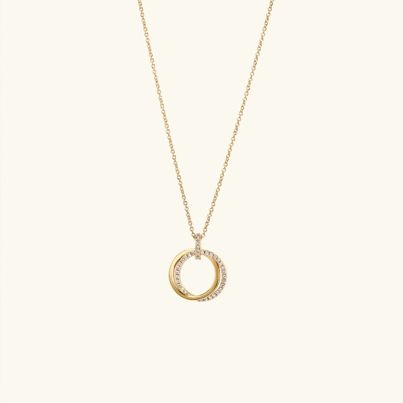 Dualité Pendant Necklace Gold in the group Shop / Necklaces at ANI (ANI-1223-031)