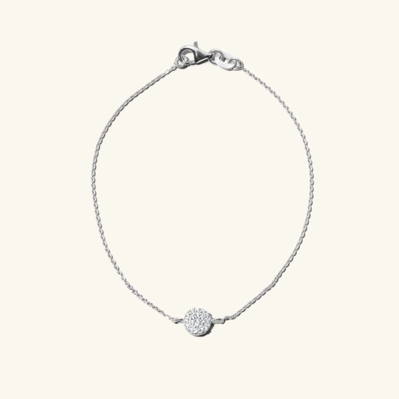 Snowball Bracelet Silver - 18 cm in the group Shop / Bracelets at ANI (ANI03037)