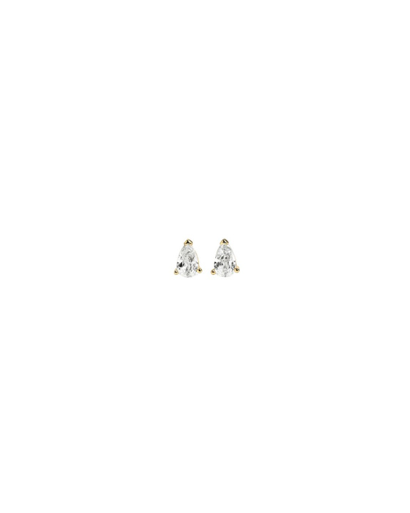 Pear Stud Earrings Gold in the group Shop / Earrings at ANI (ANI231047)