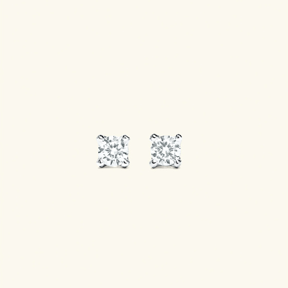 Stud Earrings Silver - 2,5 mm in the group Shop / Earrings at ANI (ANI231050)