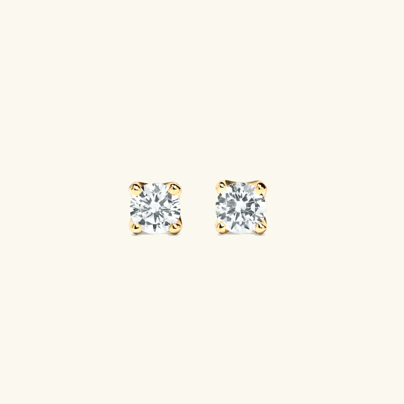 Stud Earrings Gold - 3 mm in the group Shop / Earrings at ANI (ANI231051)
