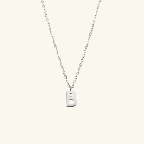Plain Letter Silver in the group Shop / Necklaces at ANI (ANI402)