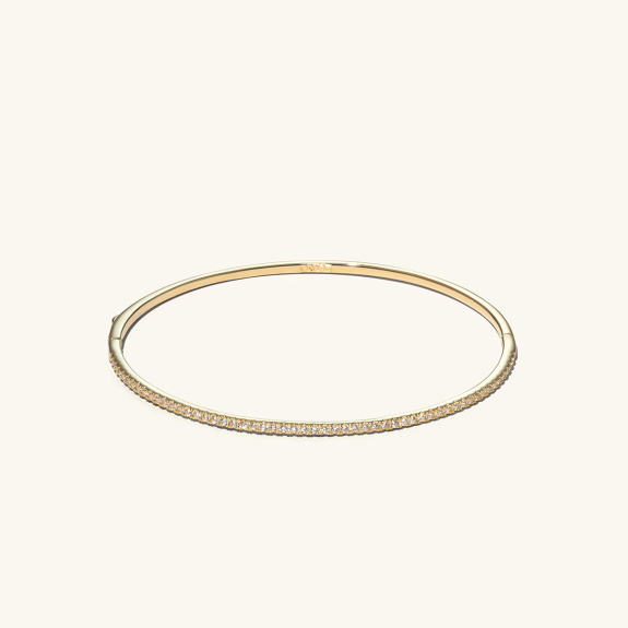 Stone Cuff Bracelet Gold in the group Shop / Bracelets at ANI (ANI405)